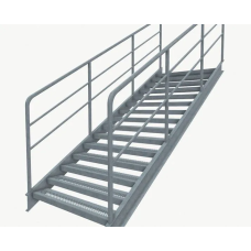Лестница промышленная ПВЛ г/к ЛГВ 45-24.9 2400х900х2400 мм Серия 1.450.3-7.94