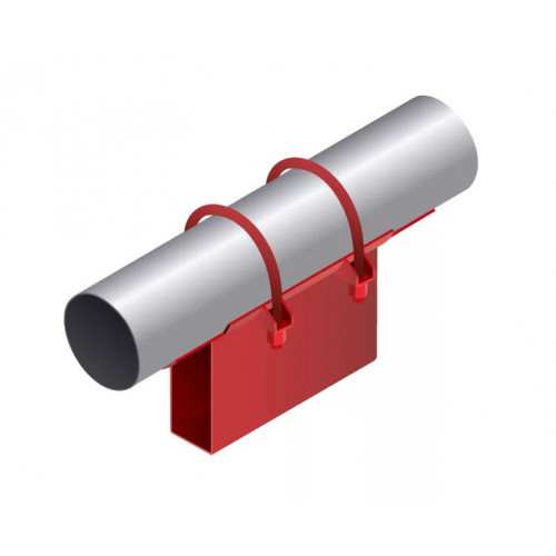 Опора неподвижная приварная корпусная для тепловых сетей исп. Б13 / БС13 09Г2С 630х300х680х100 мм ОСТ 36-146-88 27,1 кг