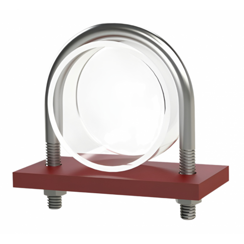 Опора неподвижная хомутовая бескорпусная для тепловых сетей исп. Б Ст20 133 мм ОСТ 36-146-88 1,52 кг