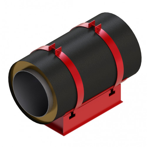 Опора скользящая для труб в ППУ изоляции 57х255 мм ГОСТ 30732-2006