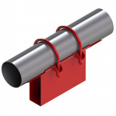 Опора неподвижная хомутовая корпусная для тепловых сетей исп. А21 / АС21 ВСт3 219х200х170х159 мм ОСТ 36-146-88 14,1 кг