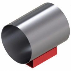 Опора неподвижная приварная швеллерная для тепловых сетей исп. А2 09Г2С 108х80х200 мм ОСТ 36-146-88 1,4 кг