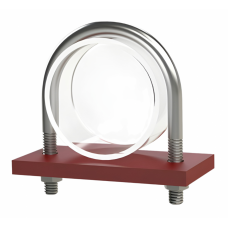 Опора неподвижная хомутовая бескорпусная для тепловых сетей исп. А Ст20 38 мм ОСТ 36-146-88 0,2 кг