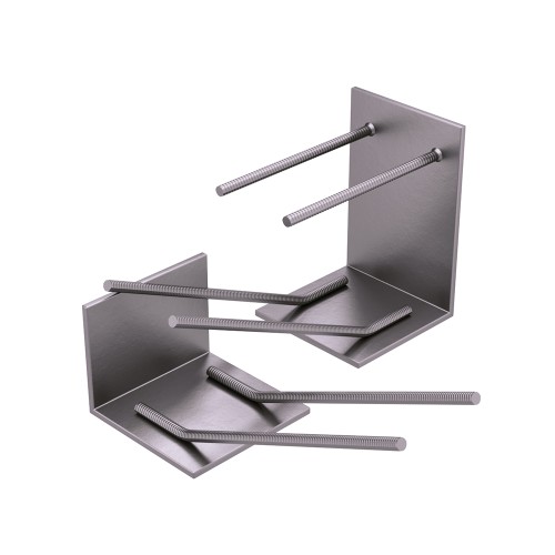 Закладная деталь для железобетонных конструкций оцинкованная МН325-3 500х400 мм Серия 1.400-15 Выпуск 1